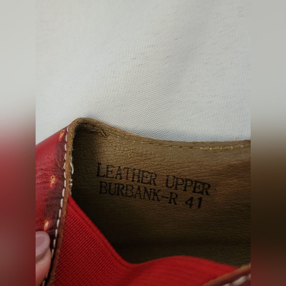 L'Artiste Spring Step Burbank Red Floral Women's Loafers/Clogs Size 41/9.5-10 - Picture 9 of 9